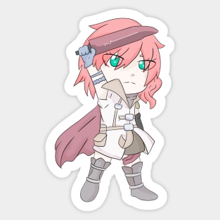 Chibi Lightning - FF XIII Sticker